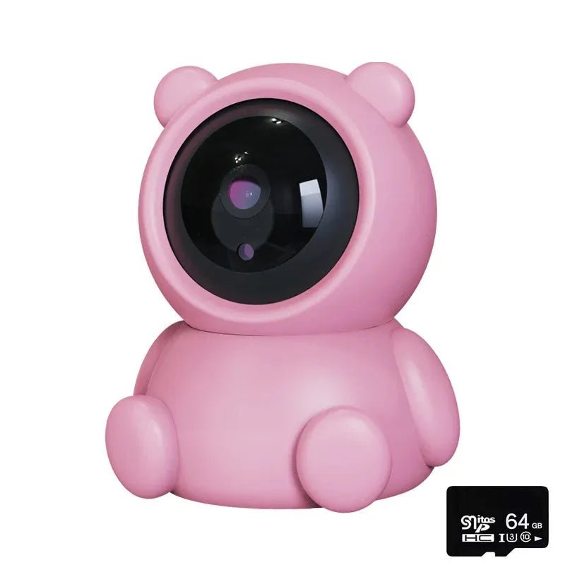 Smart Home Baby Security Monitor WiFi IP Camera – Cartoon Bear Design - Loja Manuel Coelho