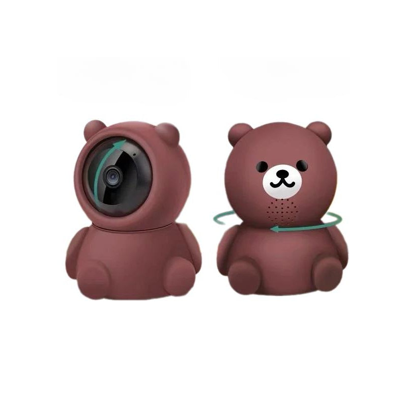 Smart Home Baby Security Monitor WiFi IP Camera – Cartoon Bear Design