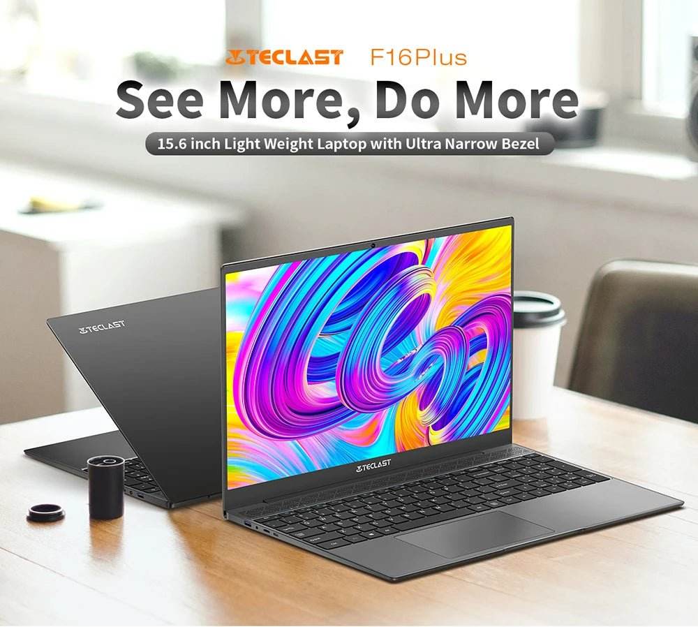 Teclast F16 Plus Laptop, 15.6 inch, Windows 11 Pro, 8GB RAM 256GB SSD - Loja Manuel Coelho