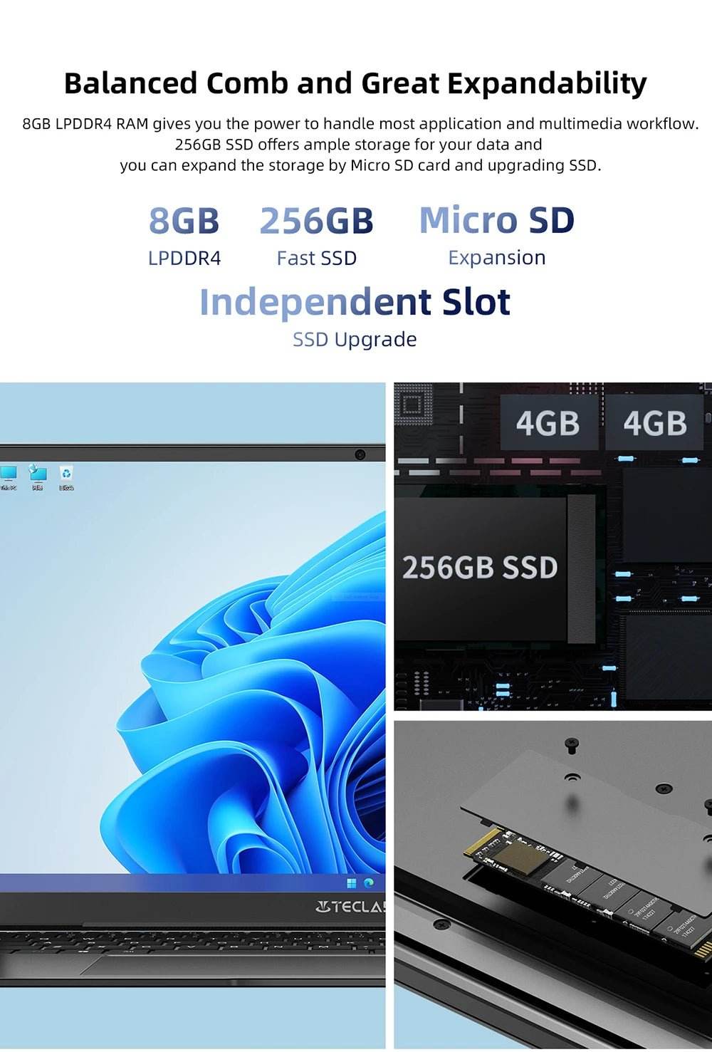 Teclast F16 Plus Laptop, 15.6 inch, Windows 11 Pro, 8GB RAM 256GB SSD - Loja Manuel Coelho