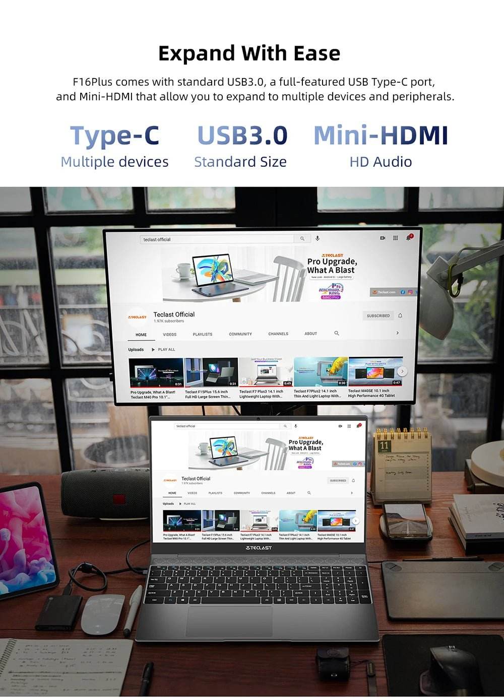 Teclast F16 Plus Laptop, 15.6 inch, Windows 11 Pro, 8GB RAM 256GB SSD - Loja Manuel Coelho
