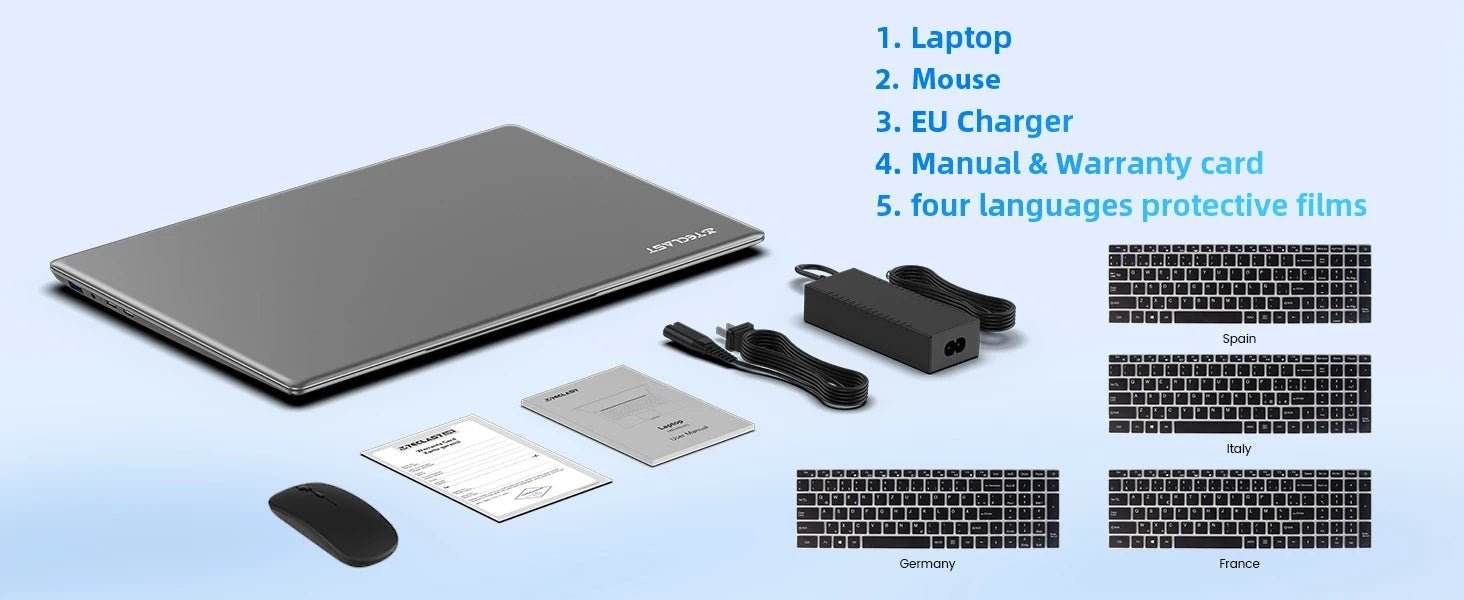 Teclast F17Plus 17.3 inch Laptop Intel N95 16GB RAM 512GB SSD Windows 11 Notebook - Loja Manuel Coelho