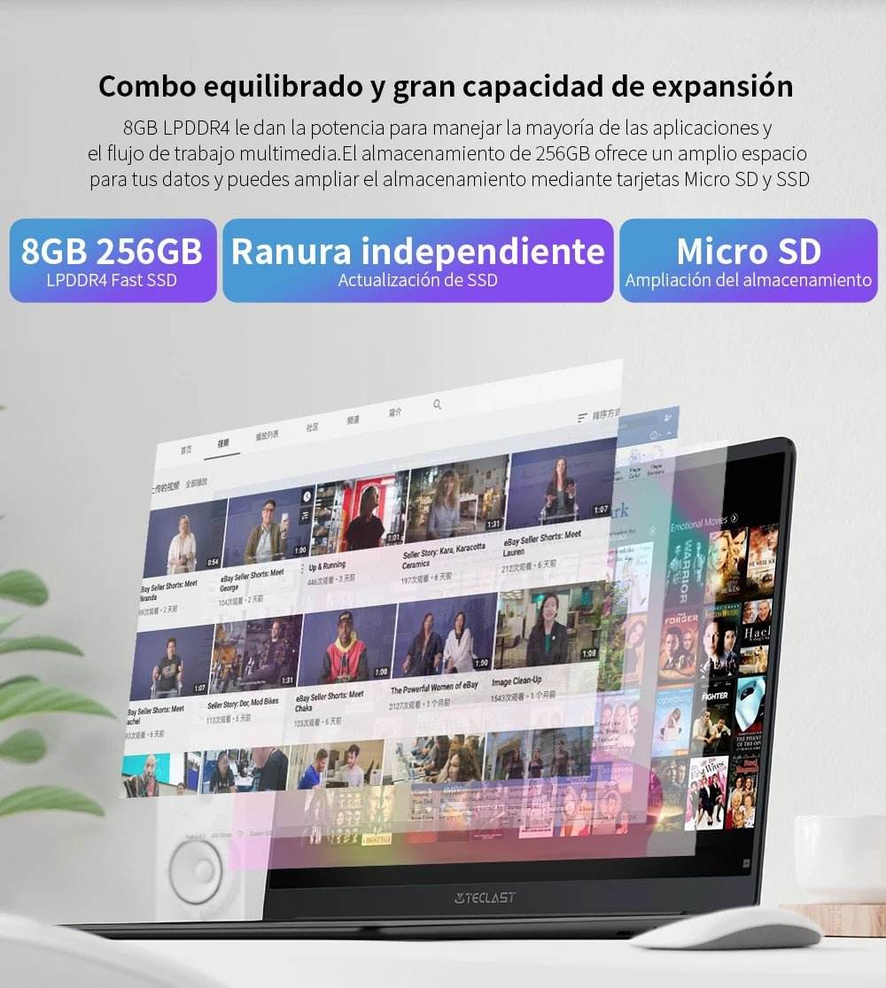 Teclast F7 Plus 3 Laptop, 14.1 Inches, 8Th Gen. Gemini Lake Celeron Cpu, 8Gb Ram, 256Gb Ssd - Loja Manuel Coelho