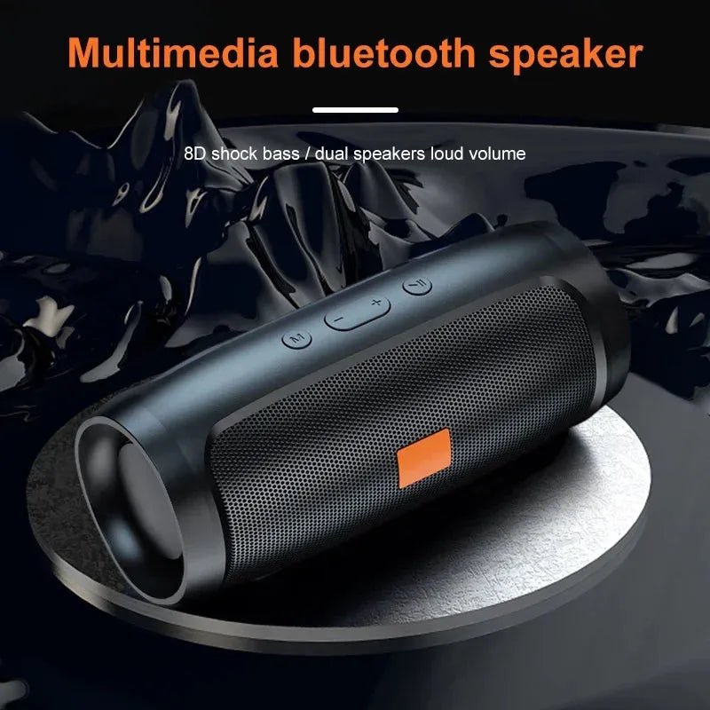TF USB Bluetooth Speaker Dual Speaker Stereo Outdoor - Loja Manuel Coelho