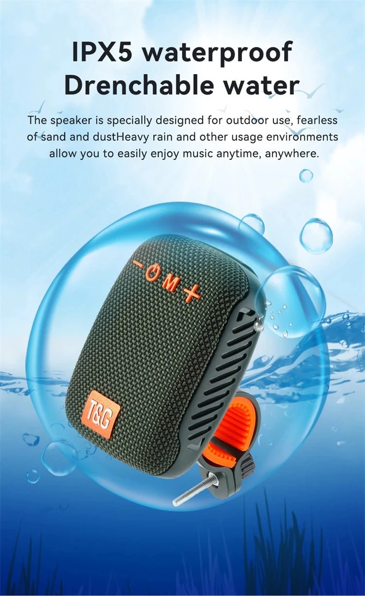 TG392 Outdoor Bicycle Bluetooth Speaker Portable Wireless Sound Box - Loja Manuel Coelho