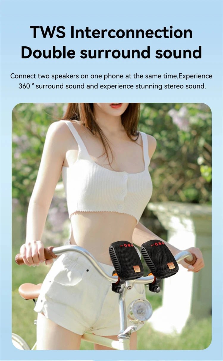 TG392 Outdoor Bicycle Bluetooth Speaker Portable Wireless Sound Box - Loja Manuel Coelho