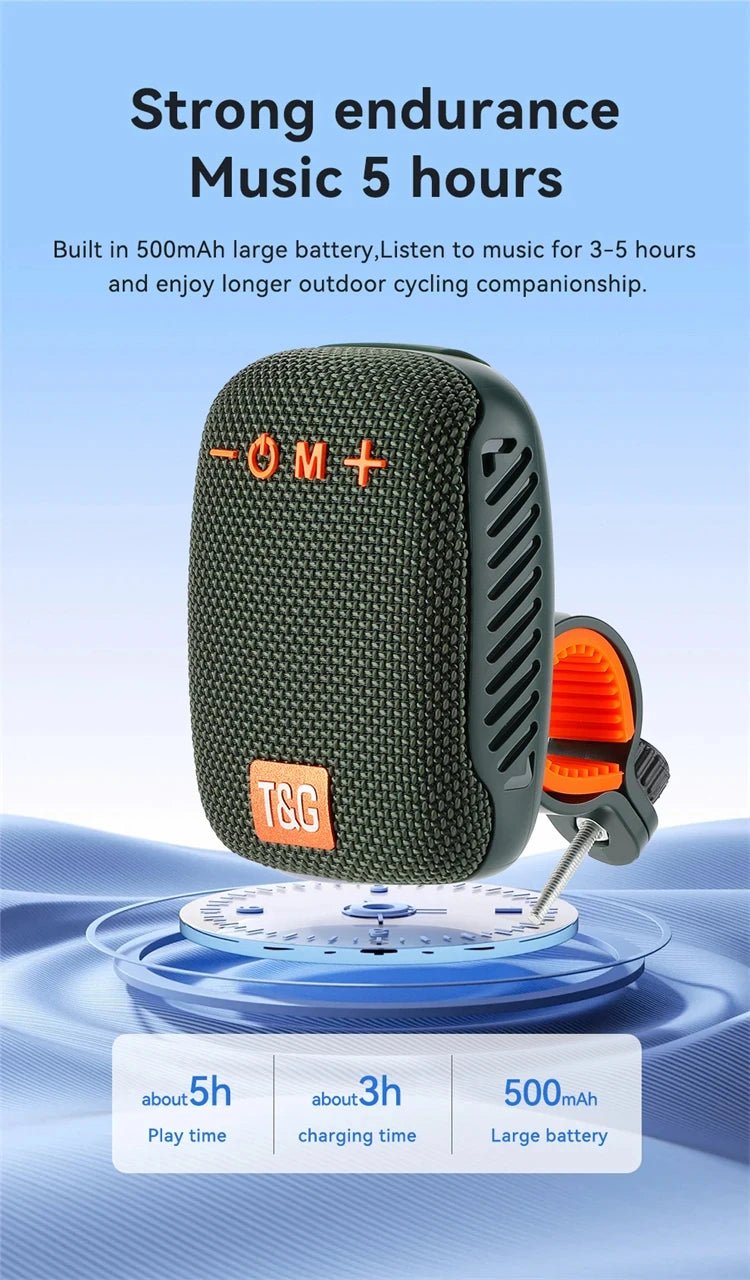 TG392 Outdoor Bicycle Bluetooth Speaker Portable Wireless Sound Box - Loja Manuel Coelho
