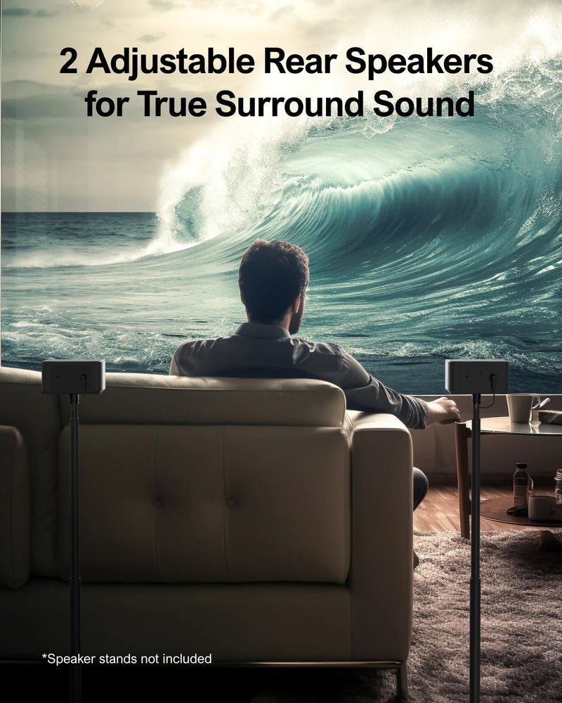 ULTIMEA 320W 5.1 Soundbar with Wireless Subwoofer & 2 Surround Speakers - Loja Manuel Coelho