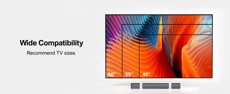 ULTIMEA 320W 5.1 Soundbar with Wireless Subwoofer & 2 Surround Speakers - Loja Manuel Coelho