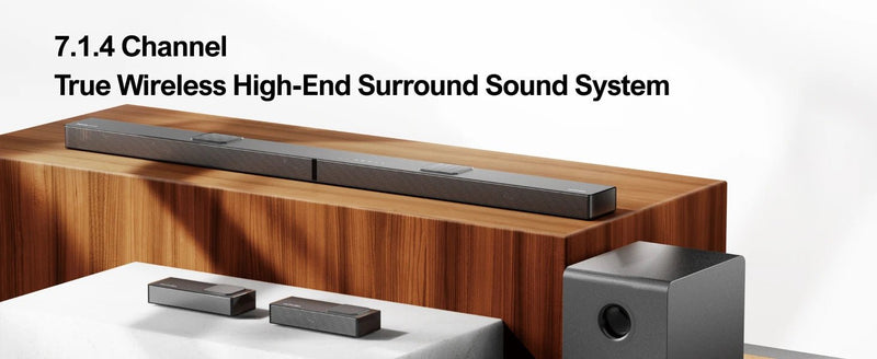 ULTIMEA 7.1.4 Sound Bar for TV with Dolby Atmos, 740W Surround Sound System - Loja Manuel Coelho