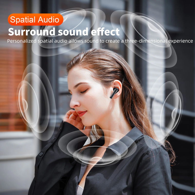 Wireless Headphones,QERE E50,NEW TWS Bluetooth 5.3 - Loja Manuel Coelho
