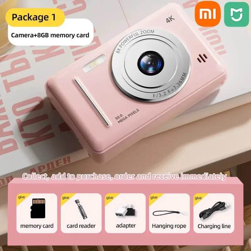 Xiaomi Mijia 4K Digital Camera Dual Camera Flash 50 Million Hd Pixel Pixel Retro - Loja Manuel Coelho