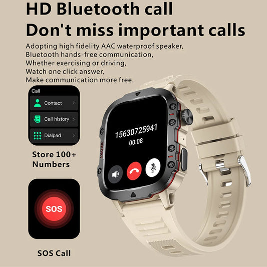 Xiaomi Rugged Military GPS Smart Watch Men AMOLED 1.96"HD | Loja Manuel Coelho
