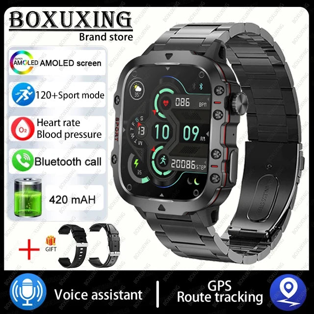 Xiaomi Rugged Military GPS Smart Watch Men AMOLED 1.96"HD | Loja Manuel Coelho