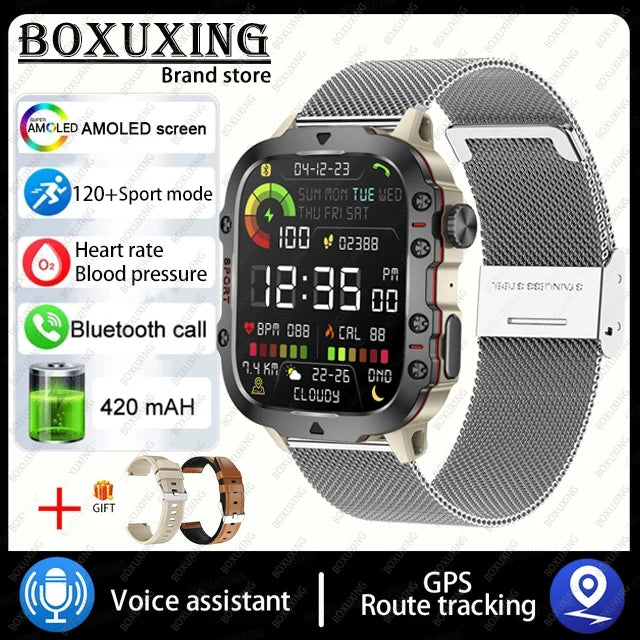 Xiaomi Rugged Military GPS Smart Watch Men AMOLED 1.96"HD | Loja Manuel Coelho