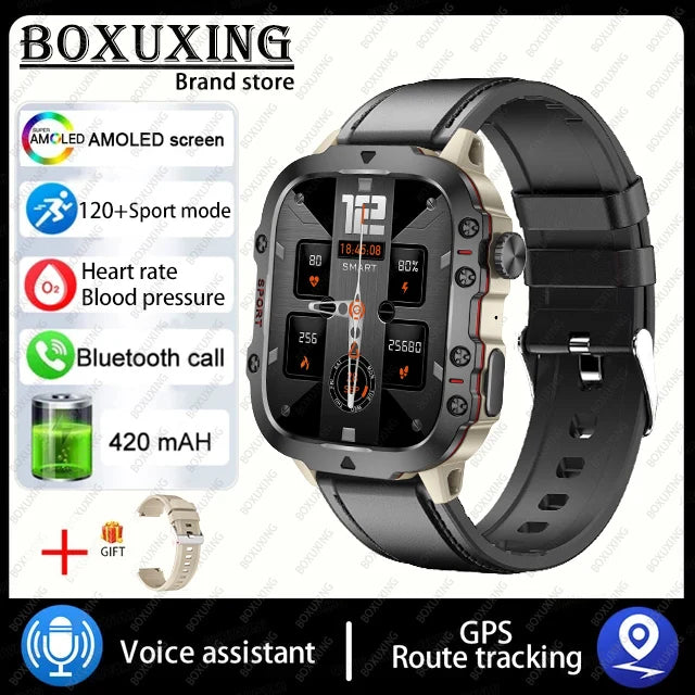 Xiaomi Rugged Military GPS Smart Watch Men AMOLED 1.96"HD | Loja Manuel Coelho