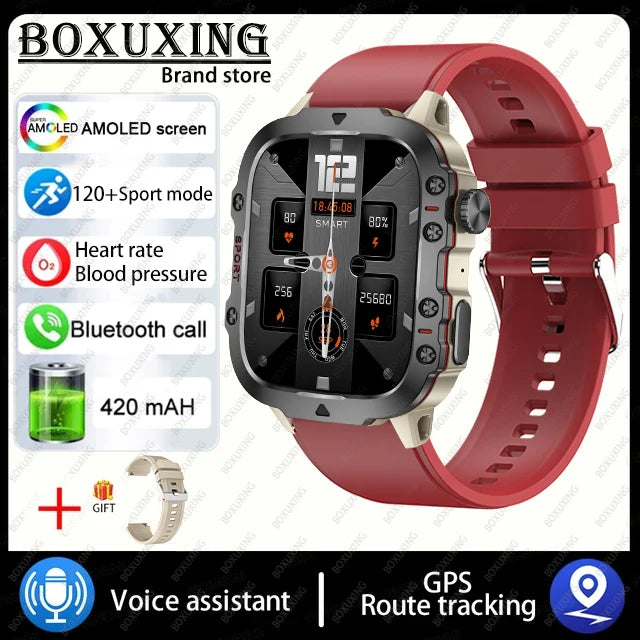 Xiaomi Rugged Military GPS Smart Watch Men AMOLED 1.96"HD | Loja Manuel Coelho