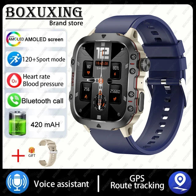 Xiaomi Rugged Military GPS Smart Watch Men AMOLED 1.96"HD | Loja Manuel Coelho