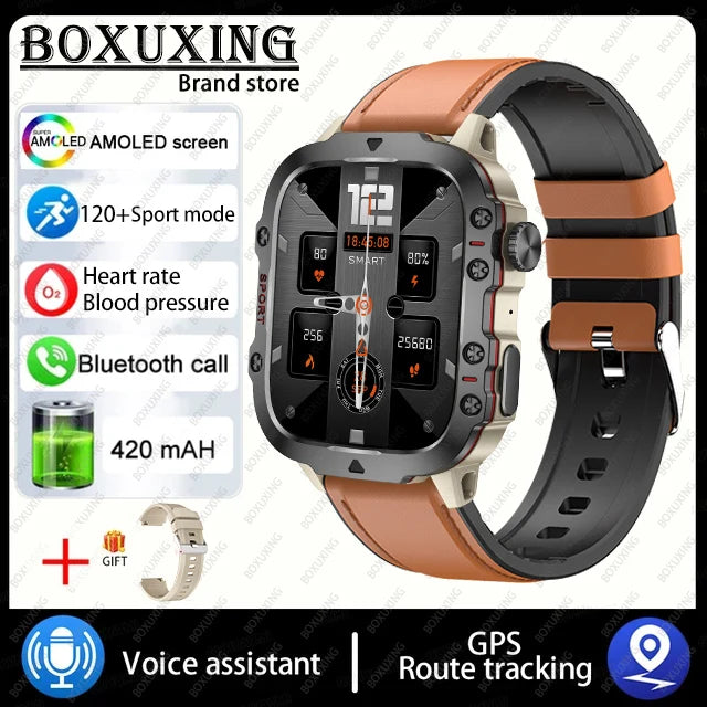 Xiaomi Rugged Military GPS Smart Watch Men AMOLED 1.96"HD | Loja Manuel Coelho