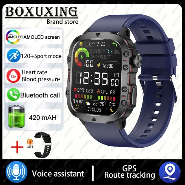 Xiaomi Rugged Military GPS Smart Watch Men AMOLED 1.96"HD | Loja Manuel Coelho
