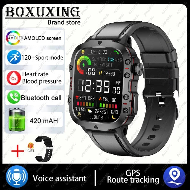 Xiaomi Rugged Military GPS Smart Watch Men AMOLED 1.96"HD | Loja Manuel Coelho
