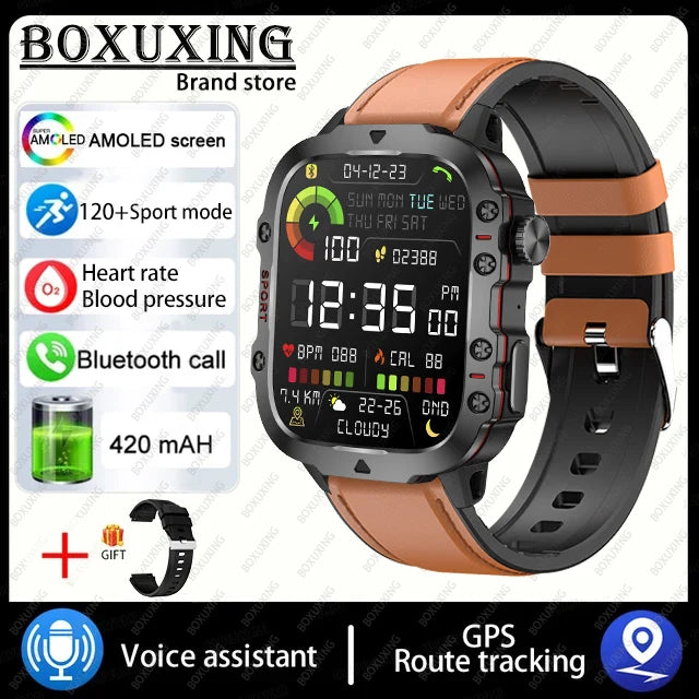 Xiaomi Rugged Military GPS Smart Watch Men AMOLED 1.96"HD | Loja Manuel Coelho