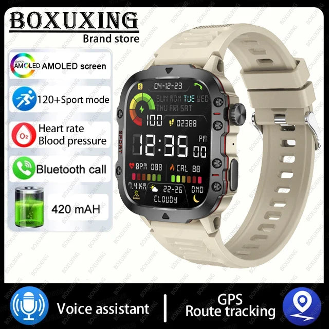 Xiaomi Rugged Military GPS Smart Watch Men AMOLED 1.96"HD | Loja Manuel Coelho