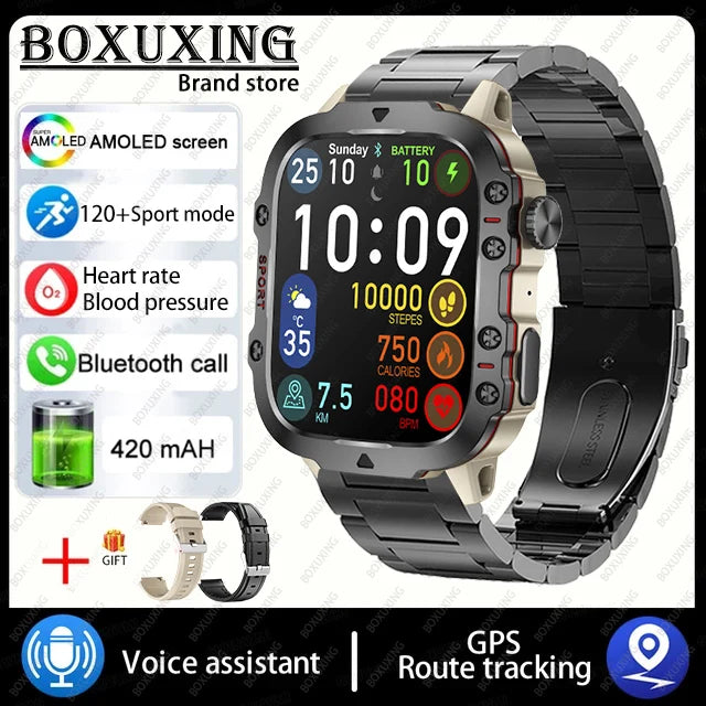 Xiaomi Rugged Military GPS Smart Watch Men AMOLED 1.96"HD | Loja Manuel Coelho