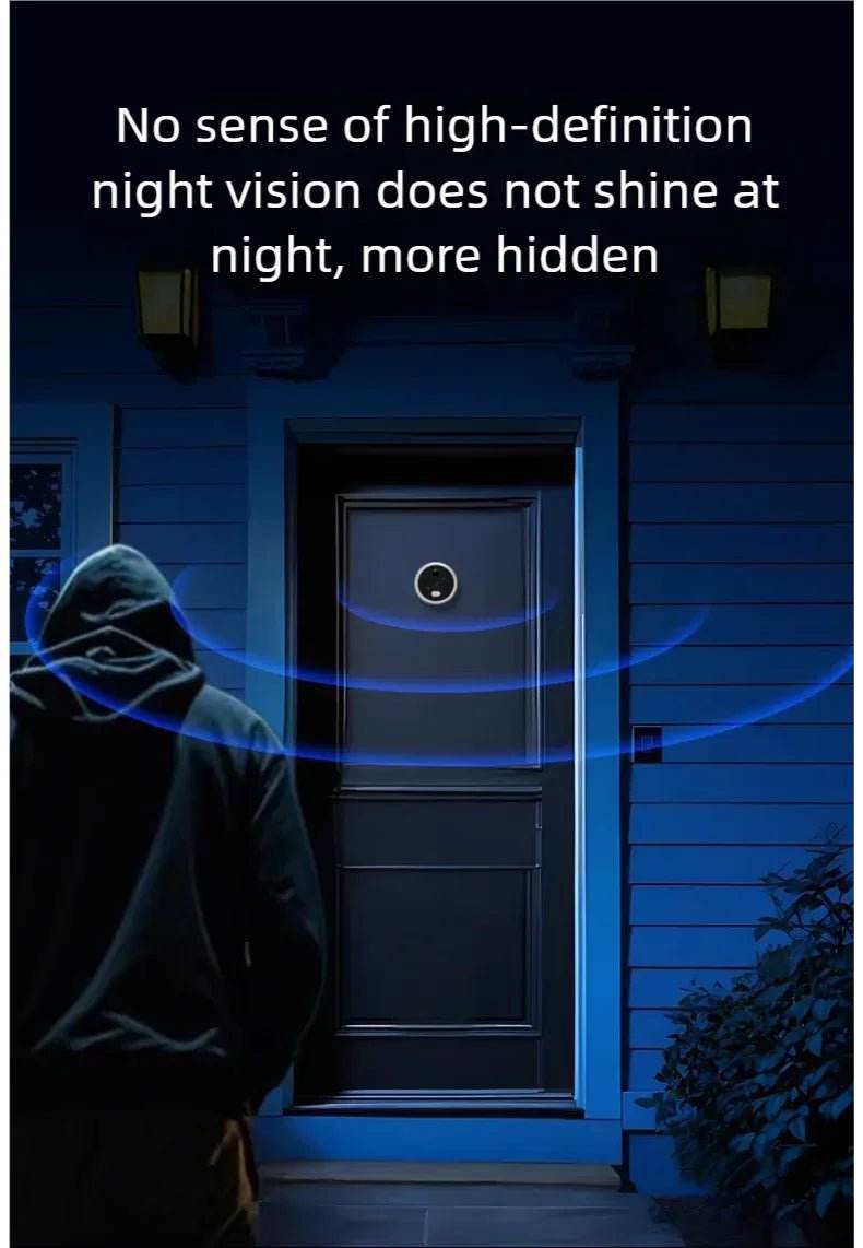 Yuezhe WiFi Smart Doorbell Peephole Camera - iCam365 - Loja Manuel Coelho